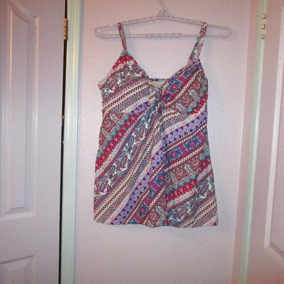 Swimsuits for All MIX Print Plus Size 26 SWIM Dress ONE PIECE Paisley BRA F/G - Picture 1 of 12